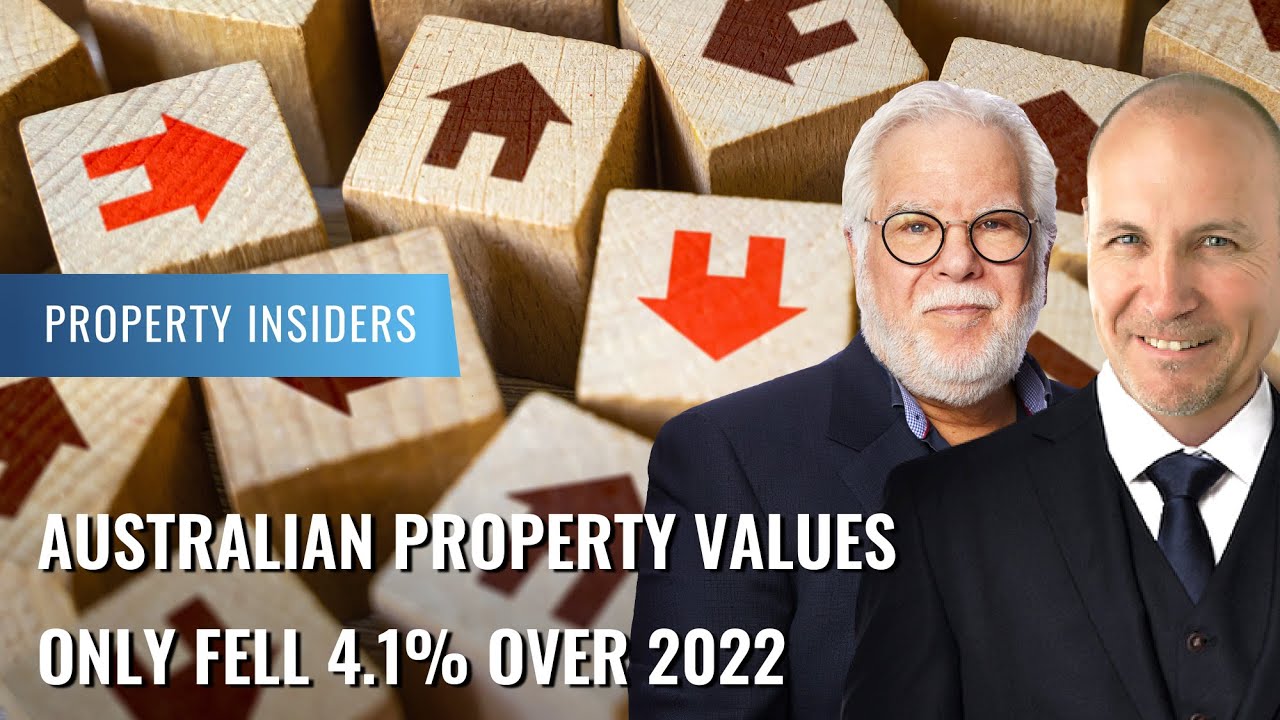 Australian property values fell just 4.1% over 2022